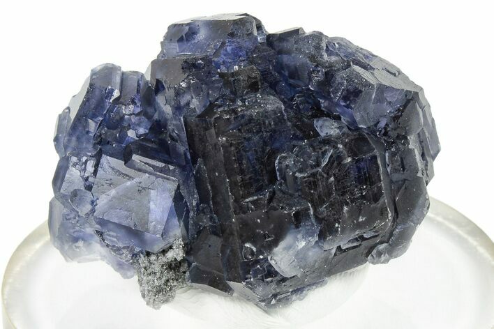 Purple Cube-Dodecahedron Fluorite Cluster - China #246513